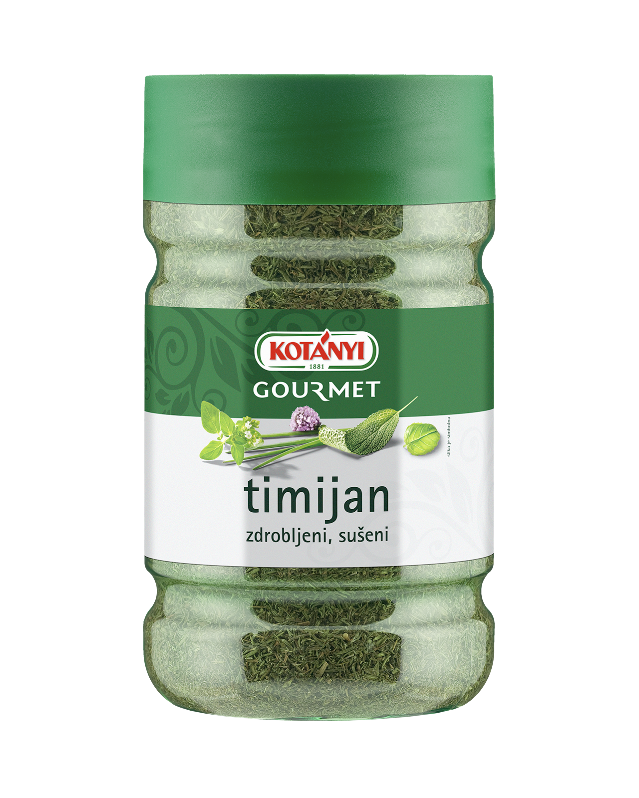 24840606 Kotanyi Timijan Zdrobljeni B2b Jar 1200ccm