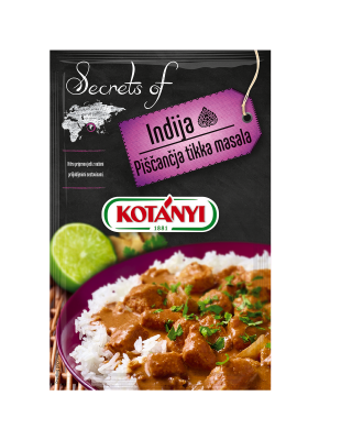 354906 Kotanyi Secrets Of Indija Piscancja Tikka Masala B2c Pouch