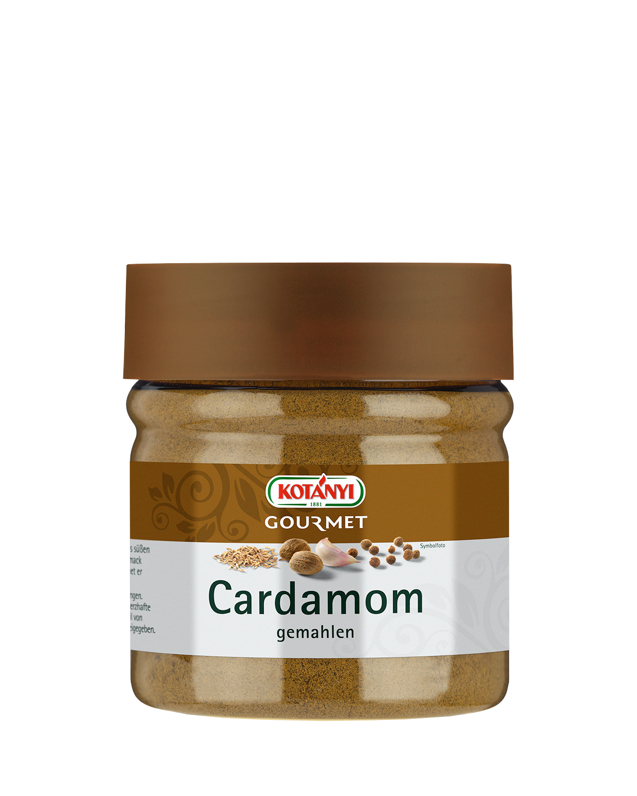 742701 Kotanyi Kardamom Mleti B2b Jar 400ccm